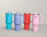 Thumbnail for STANLEY Quencher H2.0 Tumbler with Handle and Straw 40 oz | Flowstate 3-Position Lid | Cup Holder Compatible for Travel | Insulated Stainless Steel Cup | BPA-Free | Splash