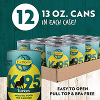 Thumbnail for Earthborn Holistic K95 Turkey Recipe Grain-Free Canned Moist Dog Food 13 oz Can
