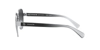 Thumbnail for Coach HC7111 Sunglasses, Silver/Dark Grey Gradient Polarized, 57 mm