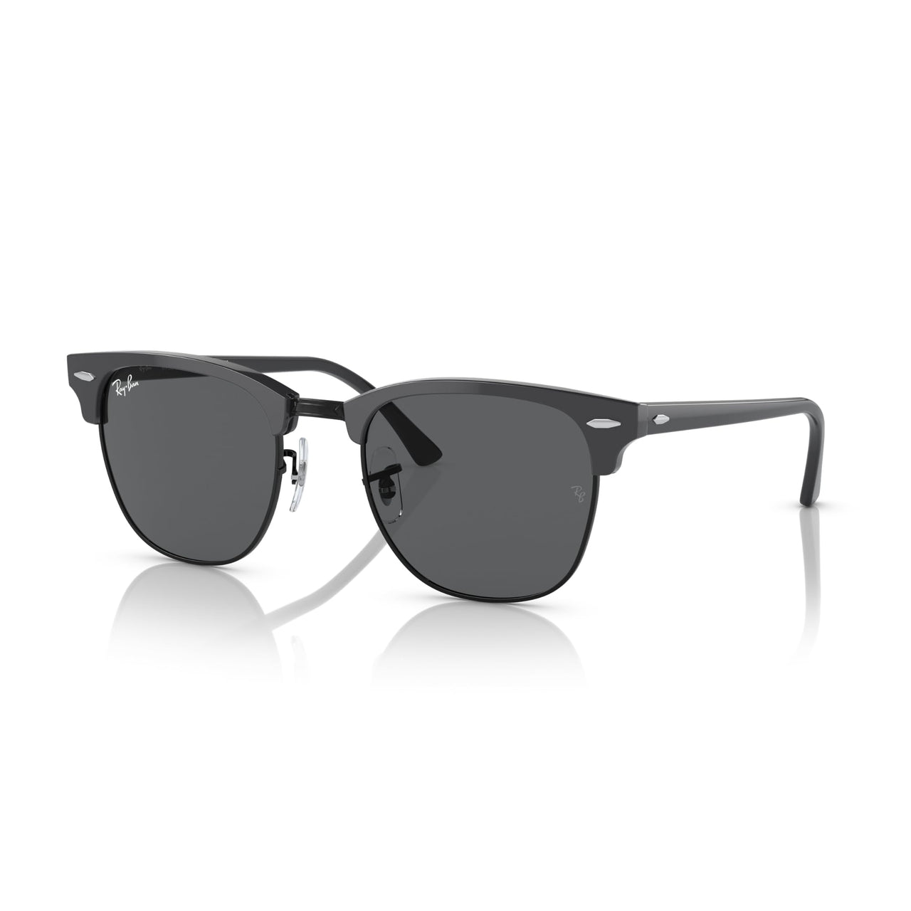 Ray-Ban RB3016 1367B1 51MM Grey On Black/Dark Grey Square Sunglasses for Men for Women