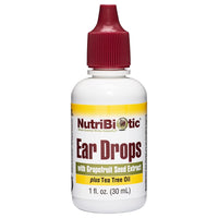 Thumbnail for NutriBiotic – Ear Drops, 1 Fl Oz | Gentle & Soothing Ear Support with Grapefruit Seed Extract & Tea Tree Oil | Vegan | Non-Medicated | Made without GMOs & Gluten