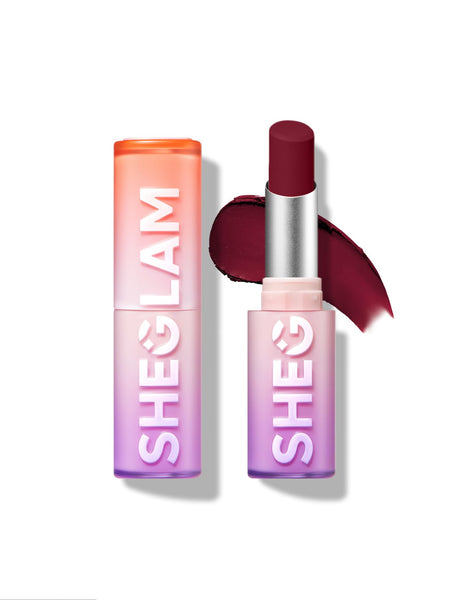 SHEGLAM Dynamatte Boom Waterproof Matte Lipstick Long Lasting Transfer Proof Lip Stick - Stronger Than Ever
