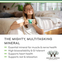 Thumbnail for Magnesium Taurate Supplement for Cardiovascular Health to Boost Magnesium Levels (1,500mg per Serving, 210 Vegan Capsules) Non-GMO, Gluten Free, by Double Wood Supplements