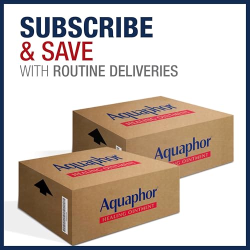 Aquaphor Healing Ointment - Travel Size Protectant for Cracked Skin - Dry Hands, Heels, Elbows, Lips, Packaging May Vary, 1.75 Ounce (Pack of 3)