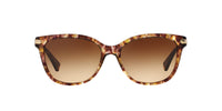 Thumbnail for Coach HC8132 Sunglasses, Light Brown Confetti Tortoise/Brown Gradient, 57 mm