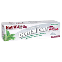 Thumbnail for NutriBiotic – Dental Gel Plus, Truly Whitening, Wintergreen, 4.5 Oz | with GSE, Aloe, Vitamin C, Baking Soda & Dental Peroxide | Support Healthy Teeth & Gums | Fluoride-Free