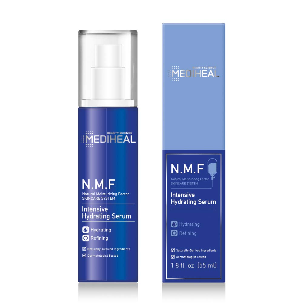 MEDIHEAL [US Exclusive Edition] - N.M.F Intensive Hydrating Serum. 1.8 fl.oz (55ml) | Treat Dull, Tired-looking, Dry-Senstive Skin, Excellent hydration, Relieve Irritation, Firmer Skin