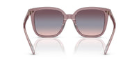 Thumbnail for COACH Sunglasses HC 8381 U 57820J Cl918 Transparent Rose/Blush