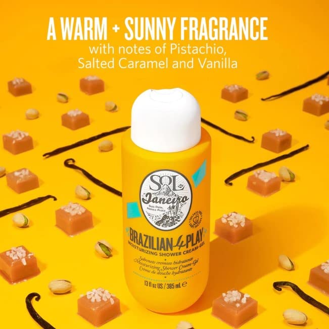 Sol de Janeiro Brazilian Play Moisturizing Shower Cream Gel Body Wash 90mL/3.0 fl oz.
