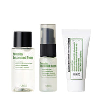 Thumbnail for PURITO Centella Unscented line Travel kit (Mini) / Toner 30ml, Serum 15ml, Cream 12ml