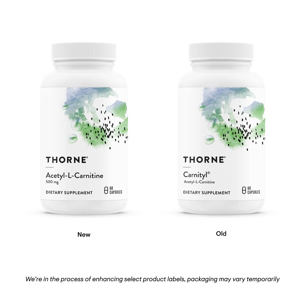 THORNE - Antioxidant Nerve Support Duo - Alpha-Lipoic Acid & Acetyl-L-Carnitine Bundle - 60 Servings