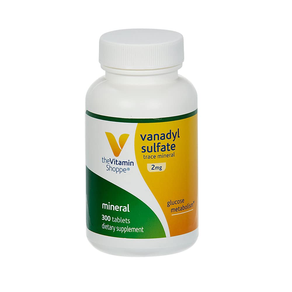 Vanadyl Sulfate 2 MG Tablets by The Vitamin Shoppe