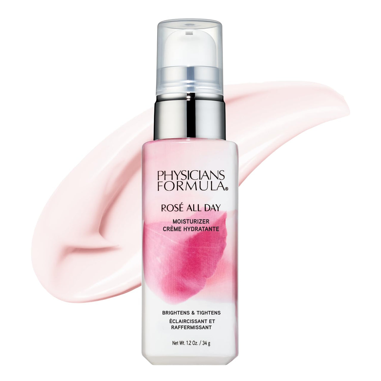 Physicians Formula RosÃ© All Day Face Moisturizer, Clean Beauty, Oil-Free, Dermatologist Tested, Clinically Tested