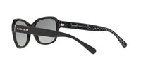 Thumbnail for Coach HC8232 Sunglasses, Black/Dark Grey Gradient, 56 mm