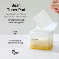 Thumbnail for mixsoon Bean Toner Pad,Moisturizing, Elasticity,Exfoliation, Bean Extracts, Cotton Pad (180ml/6.08fl.oz/70 Sheets)
