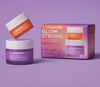 Thumbnail for Olehenriksen Hunt for Hydration Mini Moisturizer & Eye Cream Duo Holiday Gift Set:: Banana Bright+ Eye Crème and Strength Trainer Peptide Boost Moisturizer