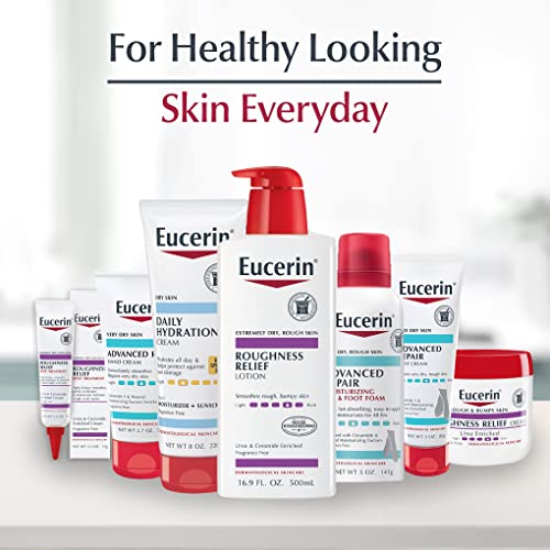 Eucerin Roughness Relief Spot Treatment, Urea Enriched Body Moisturizer for Dry Skin, Rough and Scaly Spots, With Precision Tip for Targeted Application, 2.5 Oz Tube