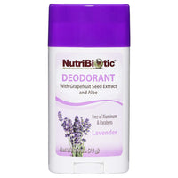 Thumbnail for NutriBiotic Deodorant, Lavender, 2.6 Oz Stick | with Witch Hazel, Grapefruit Seed Extract, Aloe & Lavender Oil | Vegan & Free of Aluminum, Paraben, Phthalates, Gluten, GMO's & Fragrance