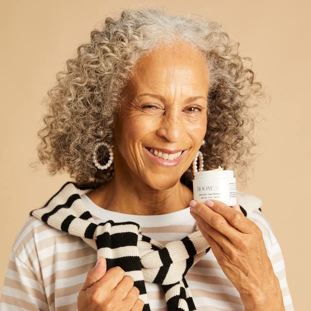 BOOM! by Cindy Joseph Boomsilk - Rejuvenating Face & Body Moisturizer For Aging Skin - Organic Body Lotion for Women to Soften and Protect Your Skin - 8 Oz