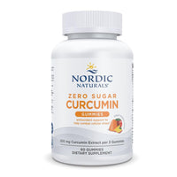 Thumbnail for Nordic Naturals Zero Sugar Curcumin Gummies, Mango - 60 Gummies - 200 mg Optimized Curcumin Extract - Great Taste - Antioxidant Support, Healthy Metabolic Balance - Non-GMO, Vegan - 30 Servings