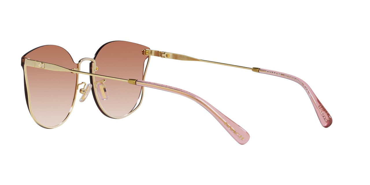 Coach Sunglasses HC 7151 D 900513 Ch573 Shiny Light Gold Brown P