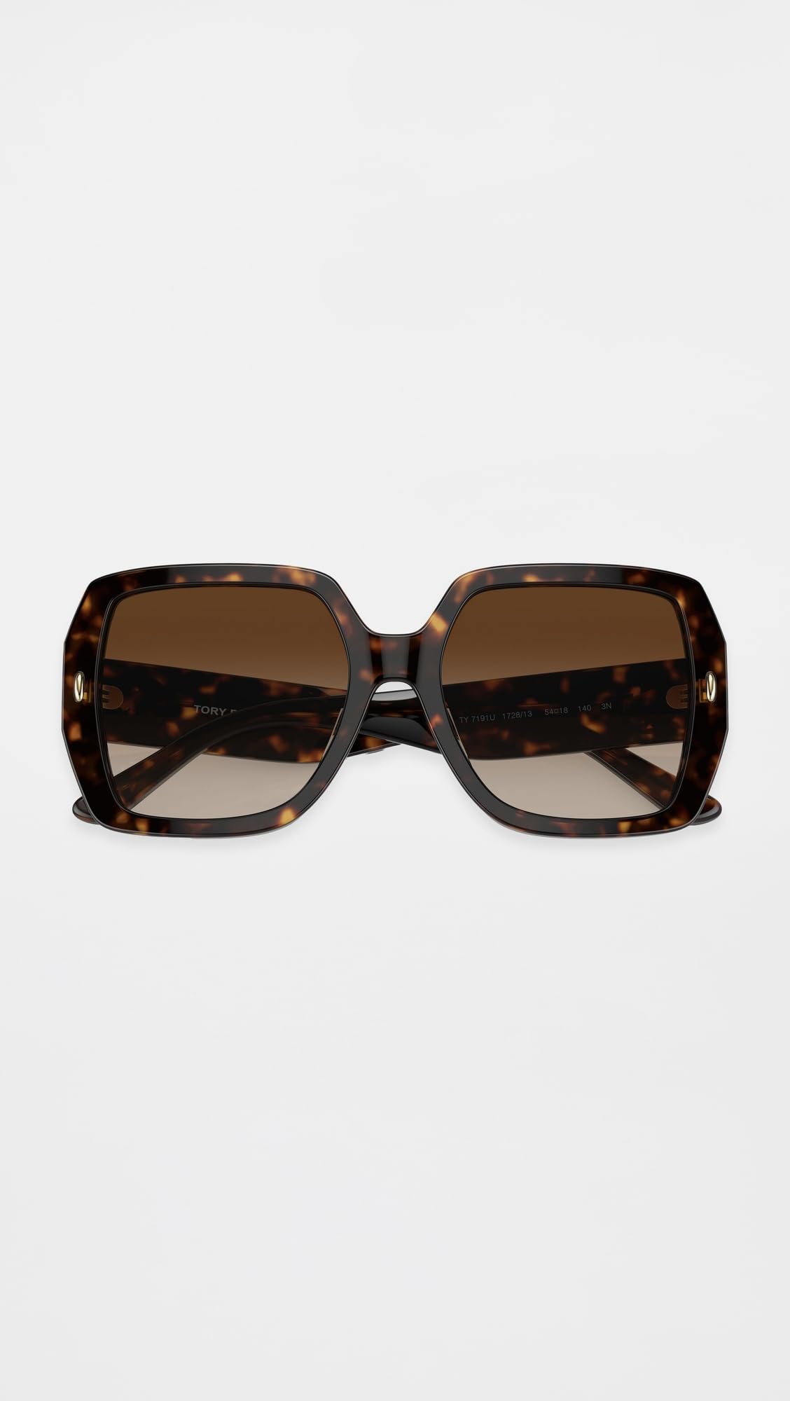 Tory Burch Sunglasses TY 7191 U 172813 Dark Tortoise Brown Gradient