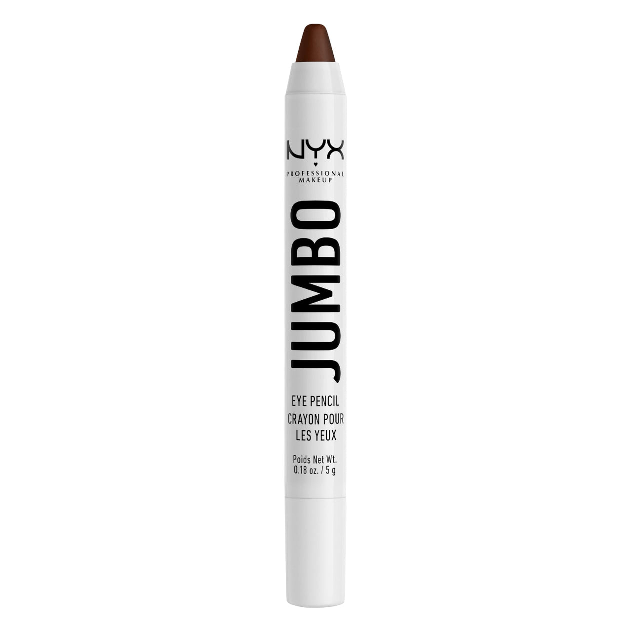 NYX PROFESSIONAL MAKEUP Jumbo Eye Pencil, Blendable Eyeshadow Stick & Eyeliner Pencil - Frappe (Chocolate Brown)
