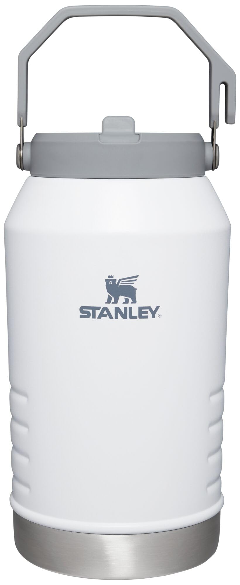Stanley IceFlow Flip Straw Jug with Handle 96 oz| Twist On Lid and Flip Up Straw | Leak Resistant for Travel and Sports | Insulated Stainless Steel | BPA-Free | Polar