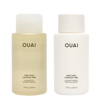 Thumbnail for OUAI Fine Shampoo and Conditioner Set - Sulfate Free Shampoo and Conditioner for Fine Hair - Made with Keratin, Marshmallow Root, Shea Butter & Avocado Oil - Free of Parabens & Phthalates (10 Fl Oz)
