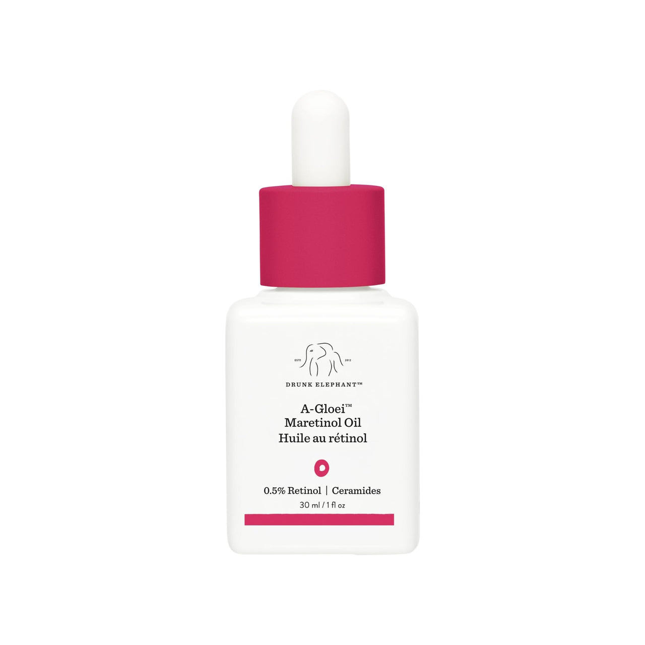 Drunk Elephant A-Gloei Maretinol Oil - 30 ml/1 fl oz - Gentle 0.5% Retinol Face Oil - Clean Clinical Skincare - Cruelty-Free - Free of Essential Oils, Silicones, and Fragrance
