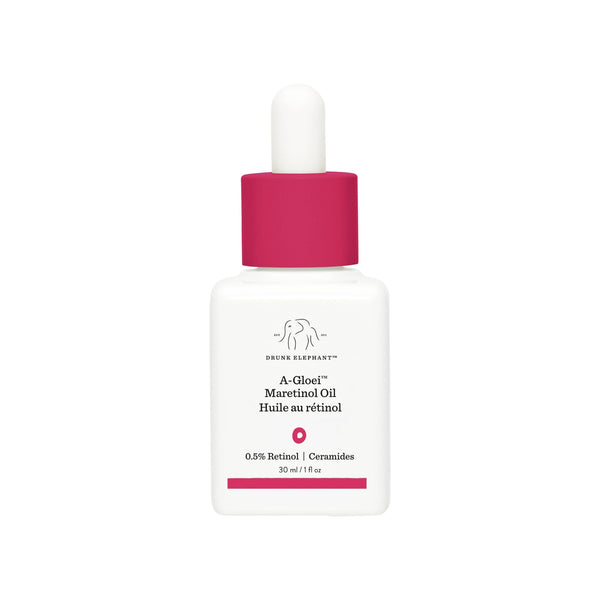 Drunk Elephant A-Gloei Maretinol Oil - 30 ml/1 fl oz - Gentle 0.5% Retinol Face Oil - Clean Clinical Skincare - Cruelty-Free - Free of Essential Oils, Silicones, and Fragrance