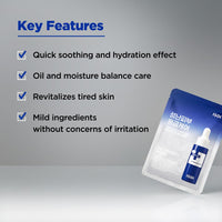 Thumbnail for ISOI ACNI Dr. 1st Speedy Mask 10EA, Hypoallergenic & Moisturizing Mask for Sensitive Skin, Quick Calming Acne Care, Korean Skin Care