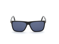 Thumbnail for Tom Ford FLETCHER FT 0832 Shiny Black/Blue 57/15/145 men Sunglasses