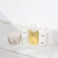 Thumbnail for OUAI Fine Shampoo and Conditioner Set - Sulfate Free Shampoo and Conditioner for Fine Hair - Made with Keratin, Marshmallow Root, Shea Butter & Avocado Oil - Free of Parabens & Phthalates (10 Fl Oz)