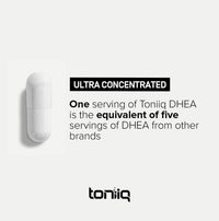 Thumbnail for Toniiq Ultra High Strength DHEA 25mg Supplement for Men - 99%+ Highly Purified and Bioavailable Micronized DHEA Supplement for Women and Men - DHEA 25 mg - 180 Capsules