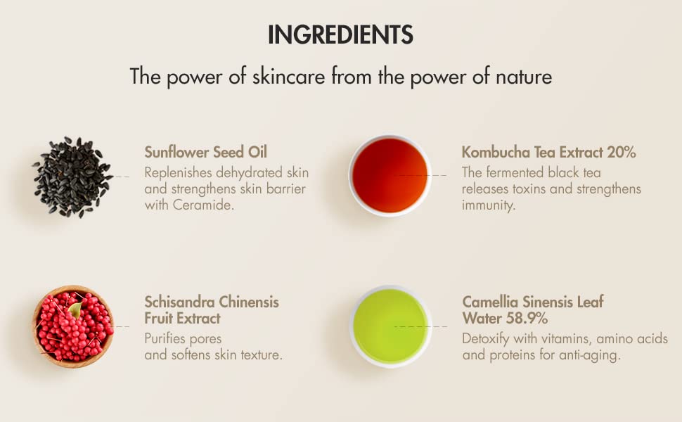 Dr.Ceuracle Vegan Kombucha Cream Essence Toner - Korean Skincare Hydrating Milky Toner with Kombucha Tea Extract, Centella Asiatica, Ceramide (150 ml / 5.07 fl. oz.)