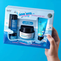 Thumbnail for belif Aqua Bomb Dive Into Hydration Set | Korean Skin Care | Travel Essentials | Stocking Stuffer | Value Set | Gift Set for Mom | Gift for Her | Aqua Bomb, Cleansing Gel, Hydrating Toner,Eye Bomb