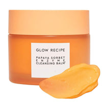 Thumbnail for Glow Recipe Papaya Enzyme Cleansing Balm, Korean Double Cleanse First Cleanser, Makeup Remover + Cleansing Oil Balm, Gentle Exfoliating Face Cleanser, Hydrating (3.38 oz)