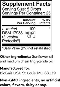 Thumbnail for BioGaia Protectis Baby Probiotic Drops | Baby Essentials for Colic & Gas Relief | Safe for Newborns | Ease Crying, Fussing, Colic, Gas, Spit-ups & Constipation | No Dairy, Soy & Gluten | 5mL