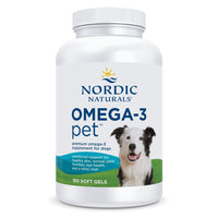 Thumbnail for Nordic Naturals Omega-3 Pet, Unflavored - 180 Soft Gels - 320 mg Omega-3 Per Soft Gel - Fish Oil for Dogs with EPA & DHA - Promotes Heart, Skin, Coat, & Immune Health