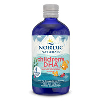 Thumbnail for Nordic Naturals Children’s DHA, Strawberry - 16 oz for Kids - 530 mg Omega-3 with EPA & DHA - Brain Development & Function - Non-GMO - 192 Servings
