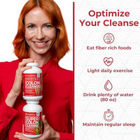 Thumbnail for Health Plus Super Colon Cleanse 60 Day Supply of Gentle Gut Cleanse Detox, Psyllium Husk, Probiotics for Constipation Relief & Digestive Support, 240 Capsules