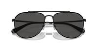 Thumbnail for COACH Sunglasses HC 7164 934487 Cr626 Satin Black Grey Solid