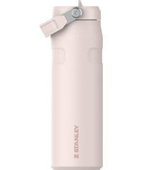 Thumbnail for Stanley IceFlow Flip Straw 2.0 Water Bottle 24 oz | Built-In Straw with Larger Opening | Lightweight and Leak Resistant | Insulated Stainless Steel | BPA-Free | Rose Quartz