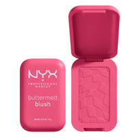 Thumbnail for NYX PROFESSIONAL MAKEUP Buttermelt Powder Blush, Fade and Transfer-Resistant Blush, Up to 12HR Make Up Wear, Vegan Formula - Getting Butta
