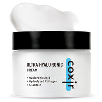 Thumbnail for coxir Ultra Hyaluronic Cream– Intense Hydration Moisturizer for Dry, Dehydrated Skin | Hyaluronic Acid & Aloe Vera | Lightweight Korean Face Cream for Winter Dryness & Glowing Skin 50ml (1.69 fl oz)