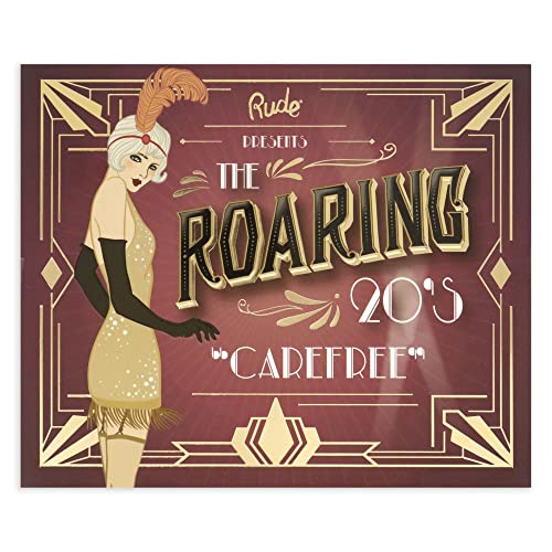 RUDE - The Roaring 20's Eyeshadow Palette - Carefree (Pack of 2)