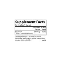 Thumbnail for Carlson - Selenium, 200 mcg Yeast-Free, Prostate Health & Immune Support, Antioxidant, 180 capsules