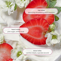 Thumbnail for eos Cashmere Body Mist, Strawberry Dream, Body Spray for Women, Strawberry Perfume, Hair Mist, Moisturizing, Hyaluronic Acid, Glycerin, Vegan, Cruelty-free, 6 fl oz