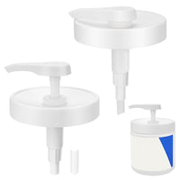 Thumbnail for Pump Lid for CeraVe Moisturizing Cream 19oz (2Pcs) Universal Pump for 3.3inch Diameter Mouth, Cream Pump Dispenser Fits for CeraVe 16oz Jars When Cut Tube Short